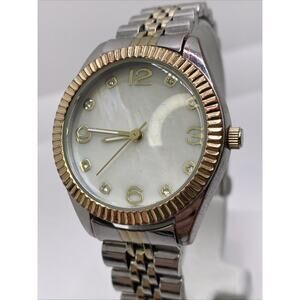 Womens Mop Dial Quartz Watch New Battery